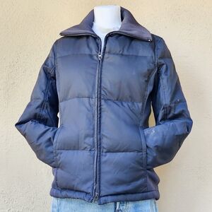 GAP Feather and Down Black Puffer Jacket Size S